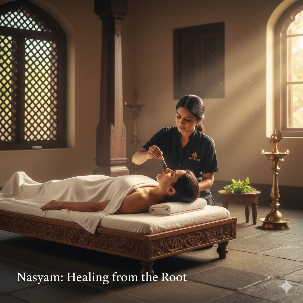 Migraine Doesn’t Need Painkillers — Clear It from the Root with Nasyam @ Ayurillam